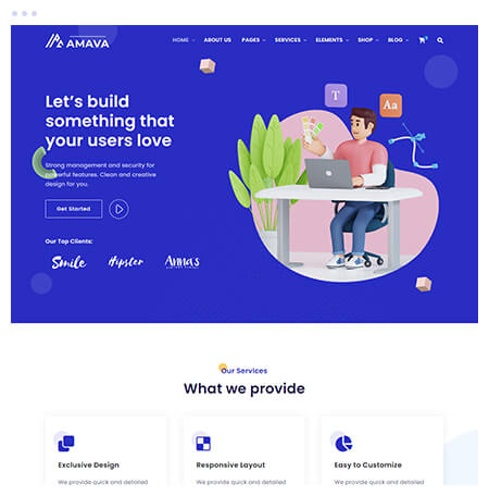 Startup Agency and SasS Business Template
